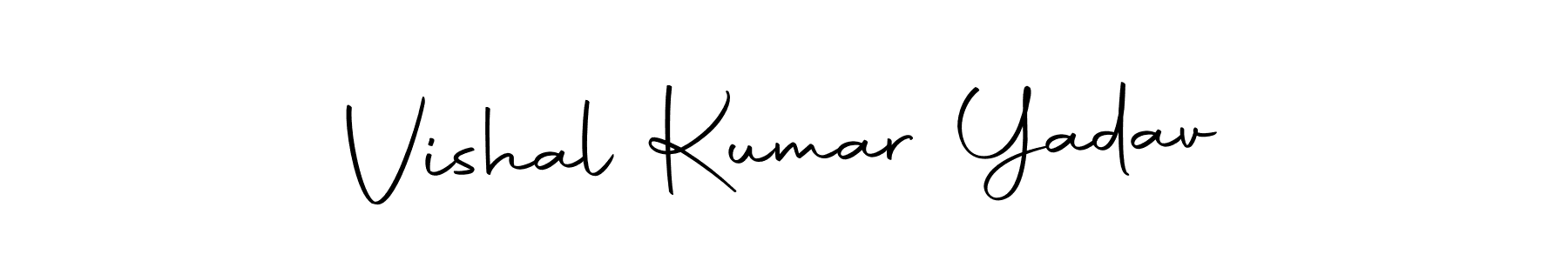 It looks lik you need a new signature style for name Vishal Kumar Yadav. Design unique handwritten (Autography-DOLnW) signature with our free signature maker in just a few clicks. Vishal Kumar Yadav signature style 10 images and pictures png