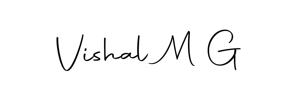 Make a beautiful signature design for name Vishal M G. Use this online signature maker to create a handwritten signature for free. Vishal M G signature style 10 images and pictures png