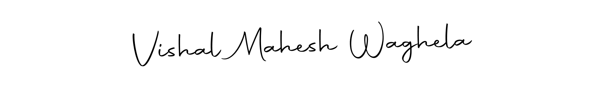 Autography-DOLnW is a professional signature style that is perfect for those who want to add a touch of class to their signature. It is also a great choice for those who want to make their signature more unique. Get Vishal Mahesh Waghela name to fancy signature for free. Vishal Mahesh Waghela signature style 10 images and pictures png
