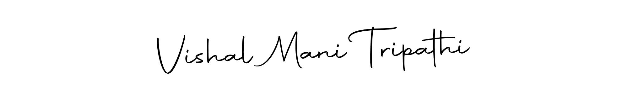 Make a beautiful signature design for name Vishal Mani Tripathi. With this signature (Autography-DOLnW) style, you can create a handwritten signature for free. Vishal Mani Tripathi signature style 10 images and pictures png