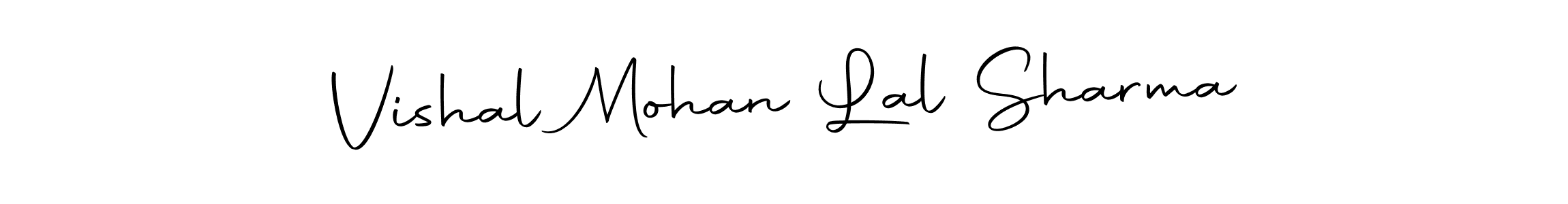 It looks lik you need a new signature style for name Vishal Mohan Lal Sharma. Design unique handwritten (Autography-DOLnW) signature with our free signature maker in just a few clicks. Vishal Mohan Lal Sharma signature style 10 images and pictures png