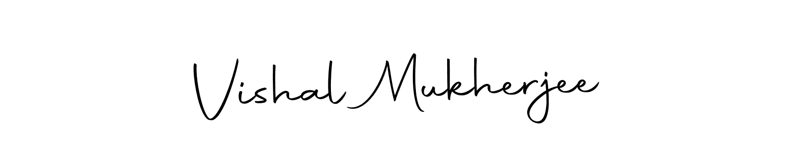 Make a beautiful signature design for name Vishal Mukherjee. With this signature (Autography-DOLnW) style, you can create a handwritten signature for free. Vishal Mukherjee signature style 10 images and pictures png