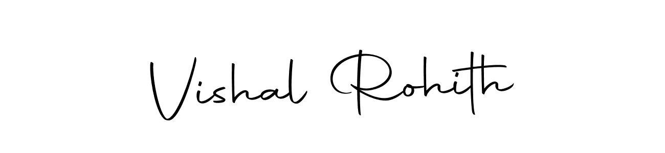 Create a beautiful signature design for name Vishal Rohith. With this signature (Autography-DOLnW) fonts, you can make a handwritten signature for free. Vishal Rohith signature style 10 images and pictures png