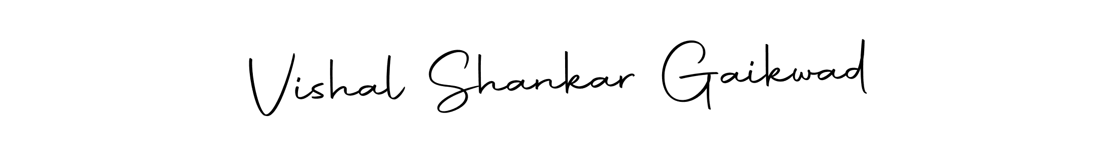 Use a signature maker to create a handwritten signature online. With this signature software, you can design (Autography-DOLnW) your own signature for name Vishal Shankar Gaikwad. Vishal Shankar Gaikwad signature style 10 images and pictures png