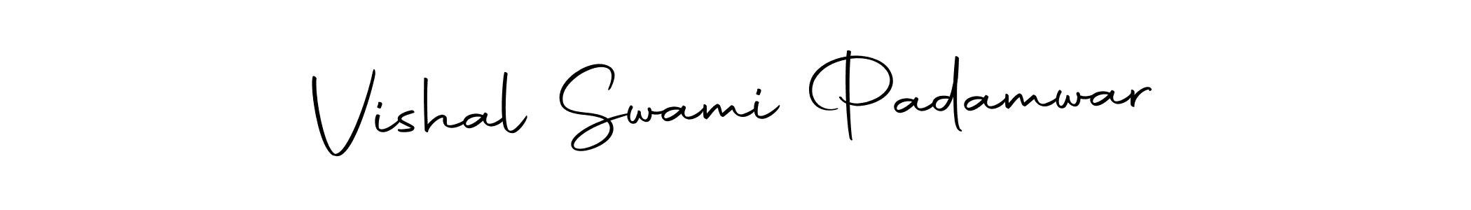 Design your own signature with our free online signature maker. With this signature software, you can create a handwritten (Autography-DOLnW) signature for name Vishal Swami Padamwar. Vishal Swami Padamwar signature style 10 images and pictures png