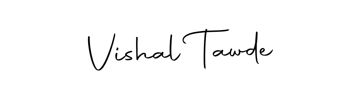 Use a signature maker to create a handwritten signature online. With this signature software, you can design (Autography-DOLnW) your own signature for name Vishal Tawde. Vishal Tawde signature style 10 images and pictures png