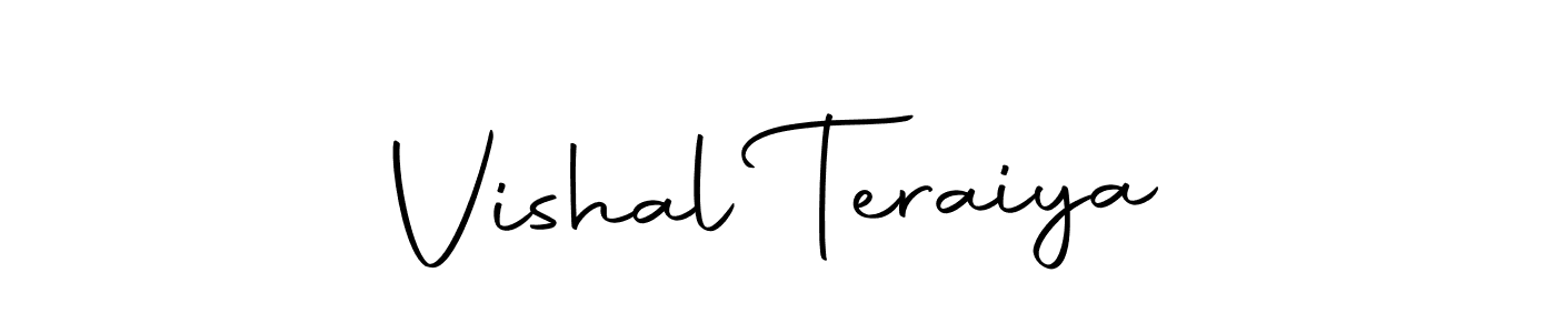 Make a beautiful signature design for name Vishal Teraiya. Use this online signature maker to create a handwritten signature for free. Vishal Teraiya signature style 10 images and pictures png