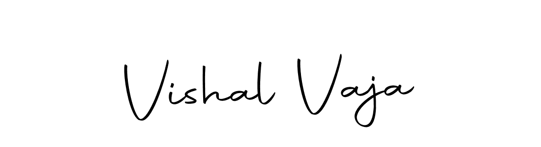 Design your own signature with our free online signature maker. With this signature software, you can create a handwritten (Autography-DOLnW) signature for name Vishal Vaja. Vishal Vaja signature style 10 images and pictures png