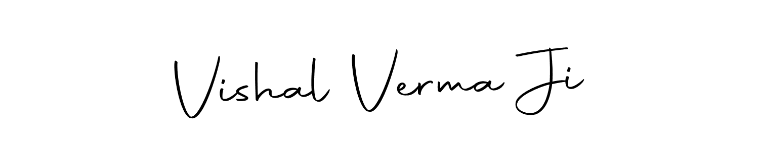Make a beautiful signature design for name Vishal Verma Ji. With this signature (Autography-DOLnW) style, you can create a handwritten signature for free. Vishal Verma Ji signature style 10 images and pictures png