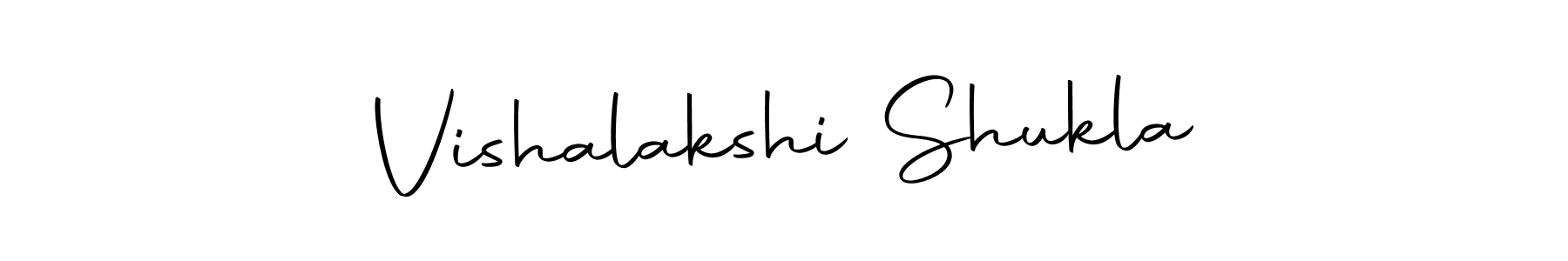 Design your own signature with our free online signature maker. With this signature software, you can create a handwritten (Autography-DOLnW) signature for name Vishalakshi Shukla. Vishalakshi Shukla signature style 10 images and pictures png
