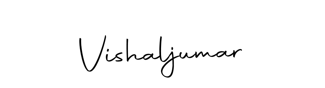 Create a beautiful signature design for name Vishaljumar. With this signature (Autography-DOLnW) fonts, you can make a handwritten signature for free. Vishaljumar signature style 10 images and pictures png
