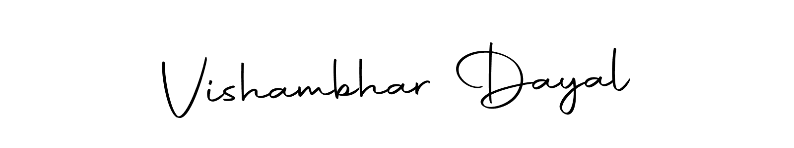 Make a short Vishambhar Dayal signature style. Manage your documents anywhere anytime using Autography-DOLnW. Create and add eSignatures, submit forms, share and send files easily. Vishambhar Dayal signature style 10 images and pictures png