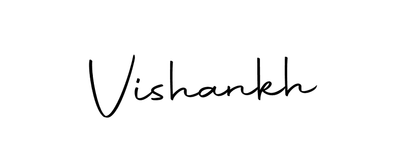 How to make Vishankh name signature. Use Autography-DOLnW style for creating short signs online. This is the latest handwritten sign. Vishankh signature style 10 images and pictures png