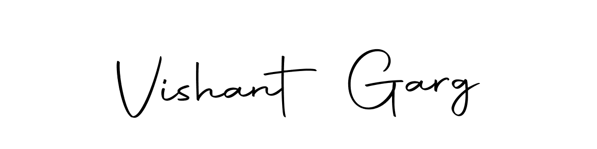 Also we have Vishant Garg name is the best signature style. Create professional handwritten signature collection using Autography-DOLnW autograph style. Vishant Garg signature style 10 images and pictures png