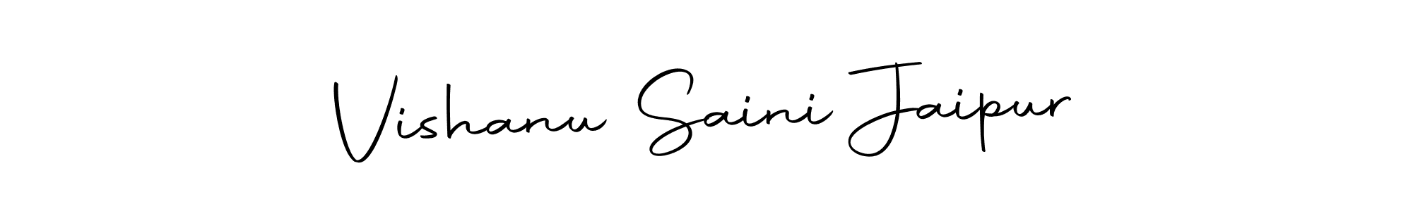 Use a signature maker to create a handwritten signature online. With this signature software, you can design (Autography-DOLnW) your own signature for name Vishanu Saini Jaipur. Vishanu Saini Jaipur signature style 10 images and pictures png