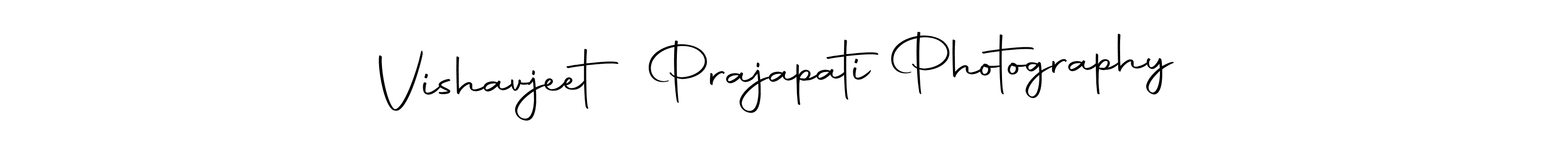 Make a beautiful signature design for name Vishavjeet Prajapati Photography. Use this online signature maker to create a handwritten signature for free. Vishavjeet Prajapati Photography signature style 10 images and pictures png