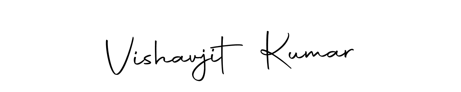 The best way (Autography-DOLnW) to make a short signature is to pick only two or three words in your name. The name Vishavjit Kumar include a total of six letters. For converting this name. Vishavjit Kumar signature style 10 images and pictures png