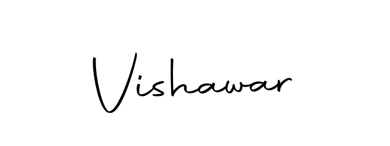 Make a beautiful signature design for name Vishawar. Use this online signature maker to create a handwritten signature for free. Vishawar signature style 10 images and pictures png