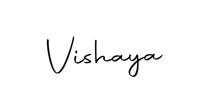 You should practise on your own different ways (Autography-DOLnW) to write your name (Vishaya) in signature. don't let someone else do it for you. Vishaya signature style 10 images and pictures png