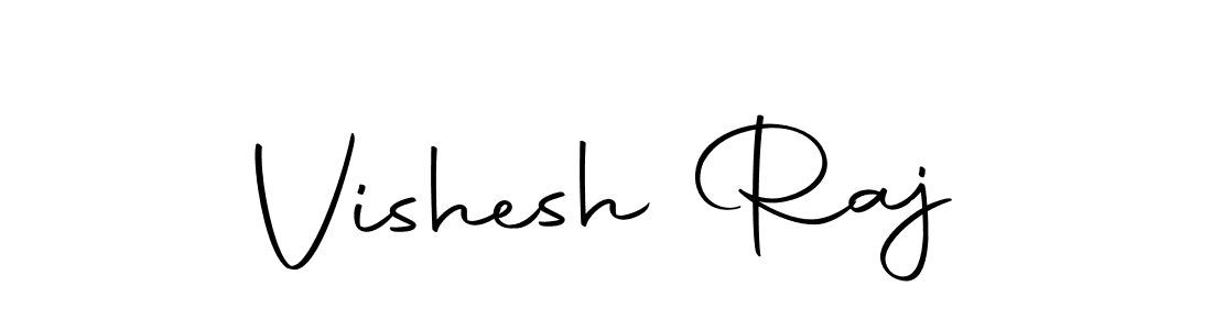 Create a beautiful signature design for name Vishesh Raj. With this signature (Autography-DOLnW) fonts, you can make a handwritten signature for free. Vishesh Raj signature style 10 images and pictures png