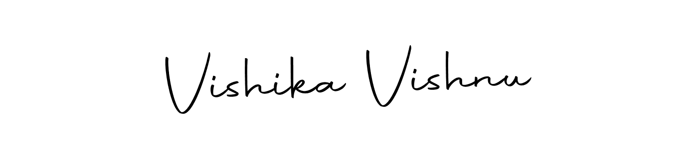 Make a beautiful signature design for name Vishika Vishnu. Use this online signature maker to create a handwritten signature for free. Vishika Vishnu signature style 10 images and pictures png