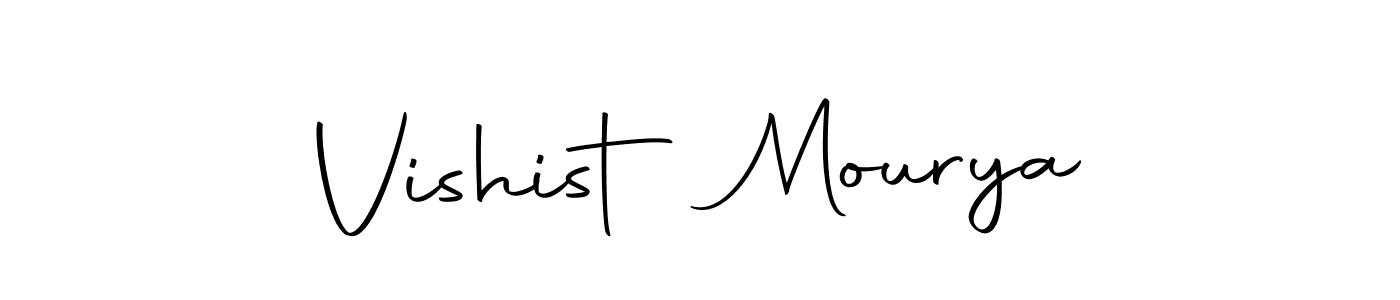 if you are searching for the best signature style for your name Vishist Mourya. so please give up your signature search. here we have designed multiple signature styles  using Autography-DOLnW. Vishist Mourya signature style 10 images and pictures png