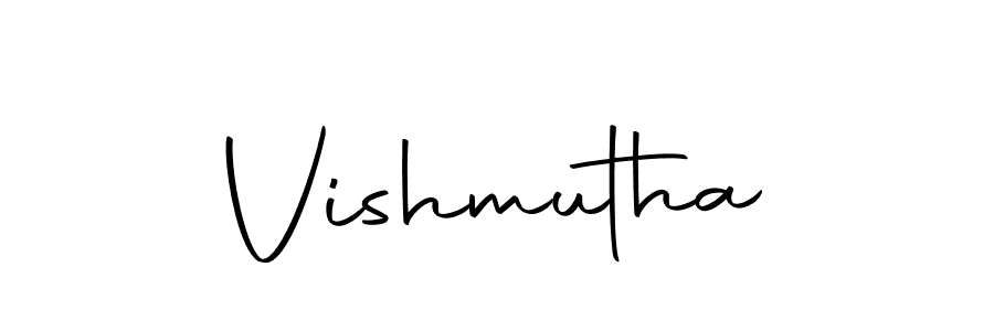 How to make Vishmutha signature? Autography-DOLnW is a professional autograph style. Create handwritten signature for Vishmutha name. Vishmutha signature style 10 images and pictures png