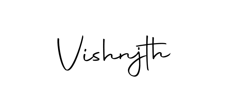 Design your own signature with our free online signature maker. With this signature software, you can create a handwritten (Autography-DOLnW) signature for name Vishnjth. Vishnjth signature style 10 images and pictures png