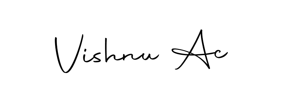 This is the best signature style for the Vishnu Ac name. Also you like these signature font (Autography-DOLnW). Mix name signature. Vishnu Ac signature style 10 images and pictures png