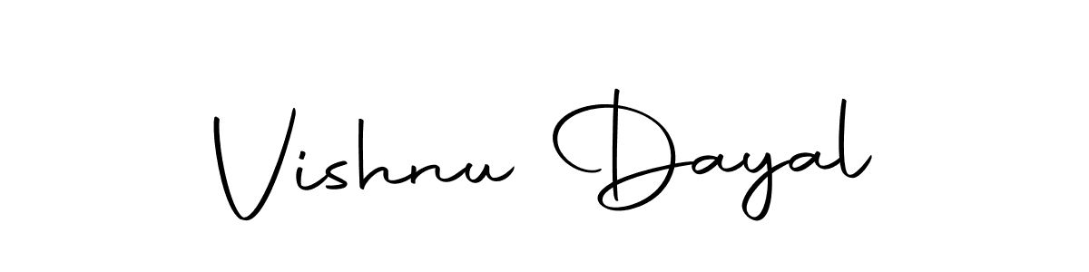 Make a beautiful signature design for name Vishnu Dayal. With this signature (Autography-DOLnW) style, you can create a handwritten signature for free. Vishnu Dayal signature style 10 images and pictures png