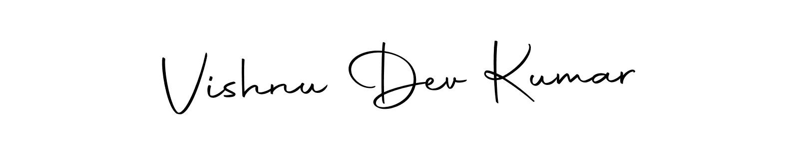 Design your own signature with our free online signature maker. With this signature software, you can create a handwritten (Autography-DOLnW) signature for name Vishnu Dev Kumar. Vishnu Dev Kumar signature style 10 images and pictures png