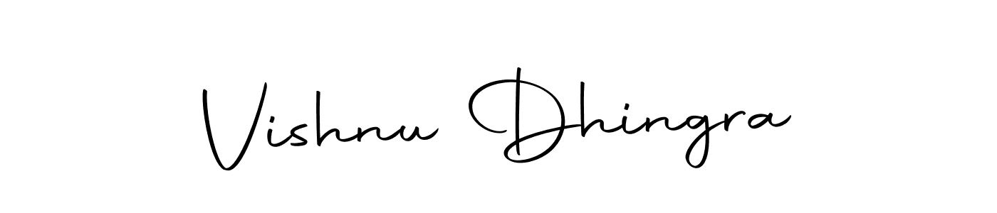 Also we have Vishnu Dhingra name is the best signature style. Create professional handwritten signature collection using Autography-DOLnW autograph style. Vishnu Dhingra signature style 10 images and pictures png