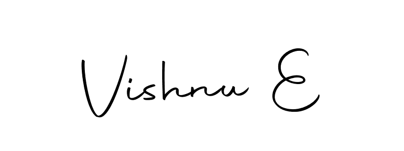 This is the best signature style for the Vishnu E name. Also you like these signature font (Autography-DOLnW). Mix name signature. Vishnu E signature style 10 images and pictures png
