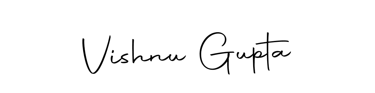 Use a signature maker to create a handwritten signature online. With this signature software, you can design (Autography-DOLnW) your own signature for name Vishnu Gupta. Vishnu Gupta signature style 10 images and pictures png