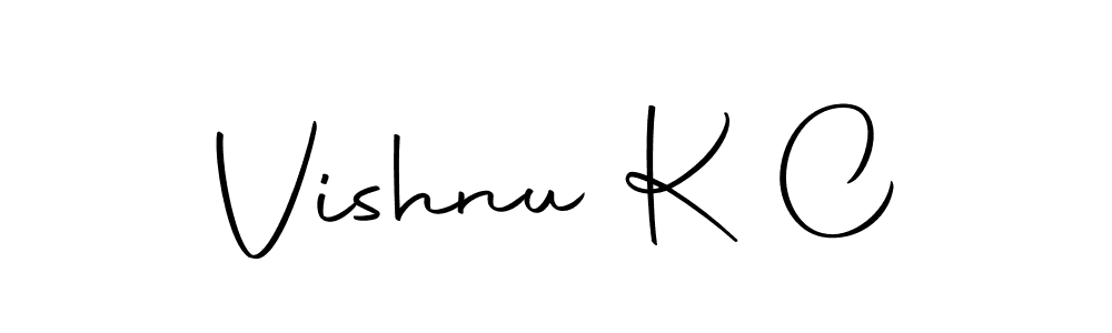 How to make Vishnu K C signature? Autography-DOLnW is a professional autograph style. Create handwritten signature for Vishnu K C name. Vishnu K C signature style 10 images and pictures png