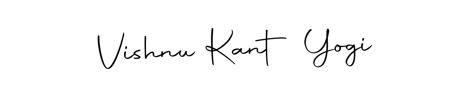Autography-DOLnW is a professional signature style that is perfect for those who want to add a touch of class to their signature. It is also a great choice for those who want to make their signature more unique. Get Vishnu Kant Yogi name to fancy signature for free. Vishnu Kant Yogi signature style 10 images and pictures png