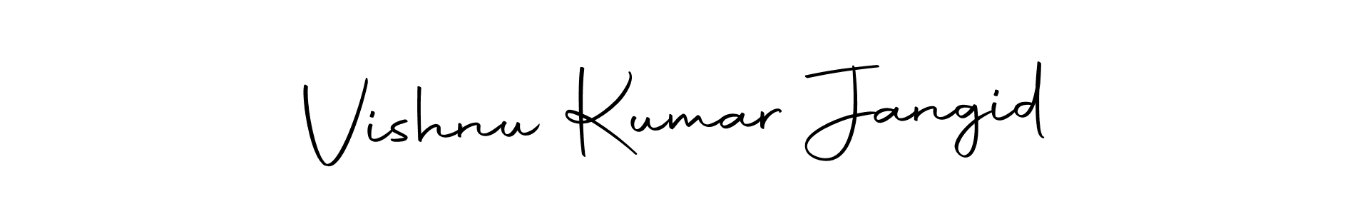 It looks lik you need a new signature style for name Vishnu Kumar Jangid. Design unique handwritten (Autography-DOLnW) signature with our free signature maker in just a few clicks. Vishnu Kumar Jangid signature style 10 images and pictures png