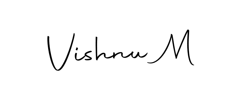 Also we have Vishnu M name is the best signature style. Create professional handwritten signature collection using Autography-DOLnW autograph style. Vishnu M signature style 10 images and pictures png