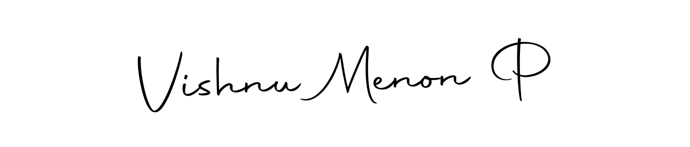 You should practise on your own different ways (Autography-DOLnW) to write your name (Vishnu Menon P) in signature. don't let someone else do it for you. Vishnu Menon P signature style 10 images and pictures png