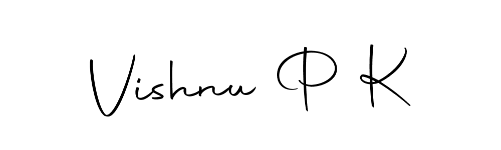 How to make Vishnu P K signature? Autography-DOLnW is a professional autograph style. Create handwritten signature for Vishnu P K name. Vishnu P K signature style 10 images and pictures png