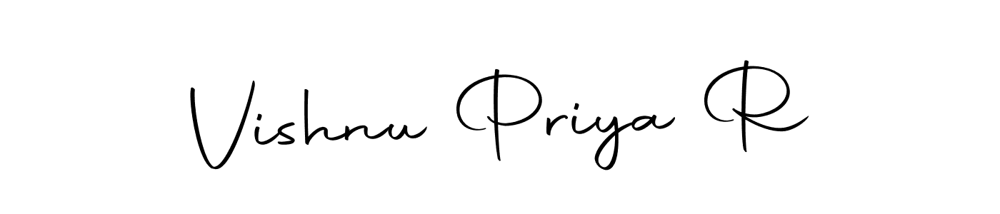 Make a short Vishnu Priya R signature style. Manage your documents anywhere anytime using Autography-DOLnW. Create and add eSignatures, submit forms, share and send files easily. Vishnu Priya R signature style 10 images and pictures png