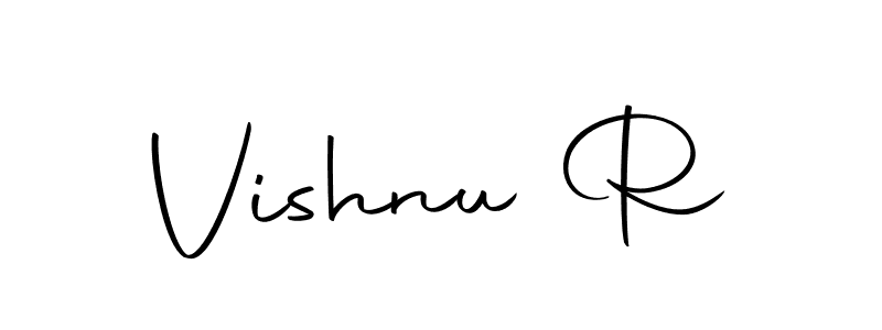 Here are the top 10 professional signature styles for the name Vishnu R. These are the best autograph styles you can use for your name. Vishnu R signature style 10 images and pictures png