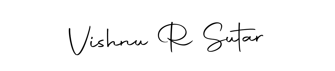 Make a beautiful signature design for name Vishnu R Sutar. With this signature (Autography-DOLnW) style, you can create a handwritten signature for free. Vishnu R Sutar signature style 10 images and pictures png