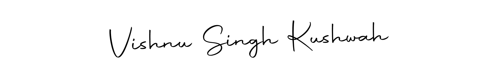 Make a short Vishnu Singh Kushwah signature style. Manage your documents anywhere anytime using Autography-DOLnW. Create and add eSignatures, submit forms, share and send files easily. Vishnu Singh Kushwah signature style 10 images and pictures png