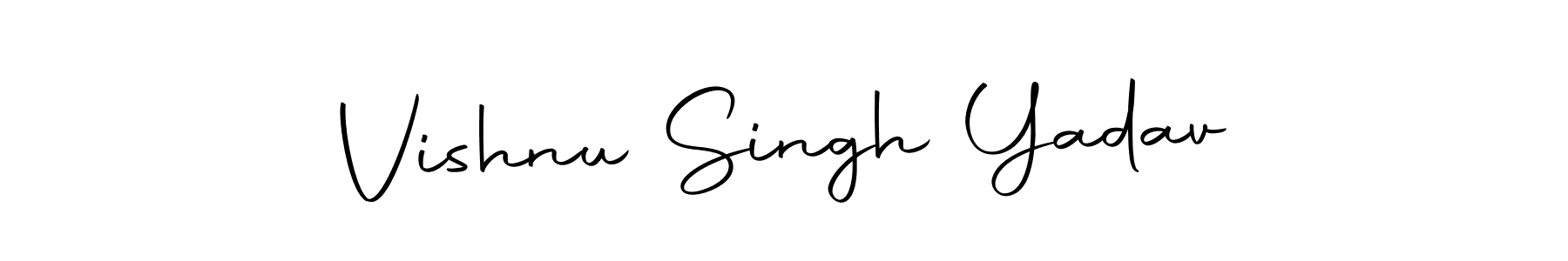 Use a signature maker to create a handwritten signature online. With this signature software, you can design (Autography-DOLnW) your own signature for name Vishnu Singh Yadav. Vishnu Singh Yadav signature style 10 images and pictures png