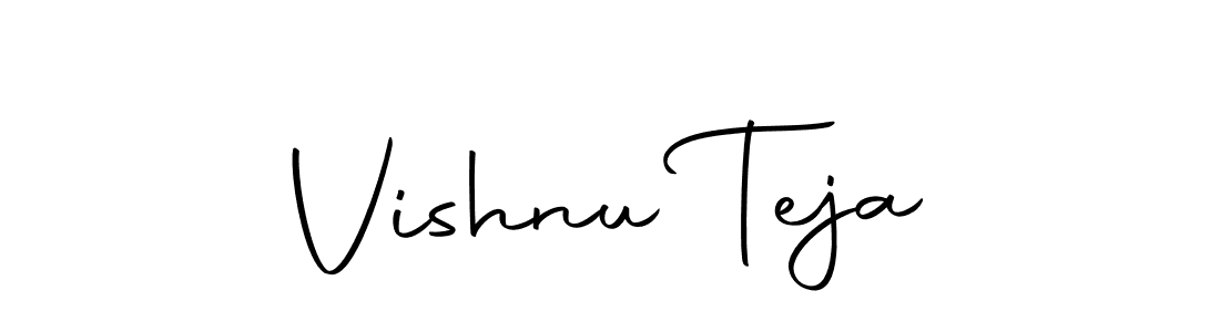 You should practise on your own different ways (Autography-DOLnW) to write your name (Vishnu Teja) in signature. don't let someone else do it for you. Vishnu Teja signature style 10 images and pictures png