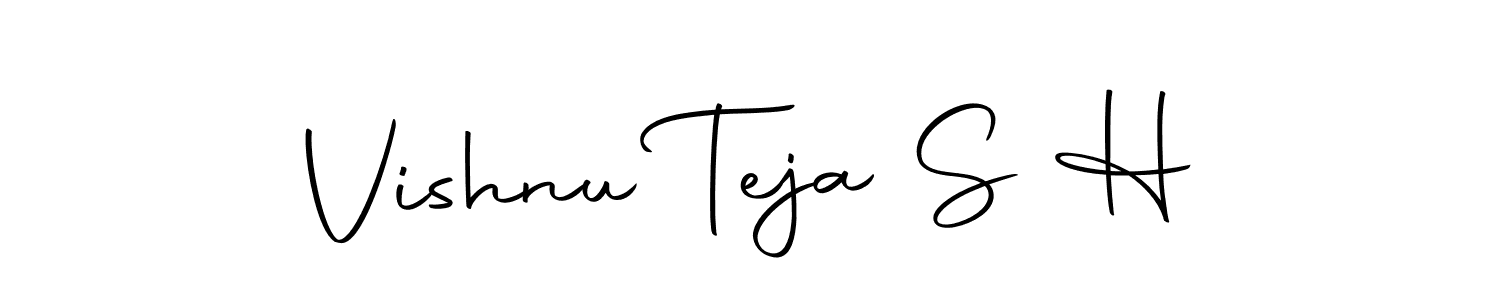 Design your own signature with our free online signature maker. With this signature software, you can create a handwritten (Autography-DOLnW) signature for name Vishnu Teja S H. Vishnu Teja S H signature style 10 images and pictures png