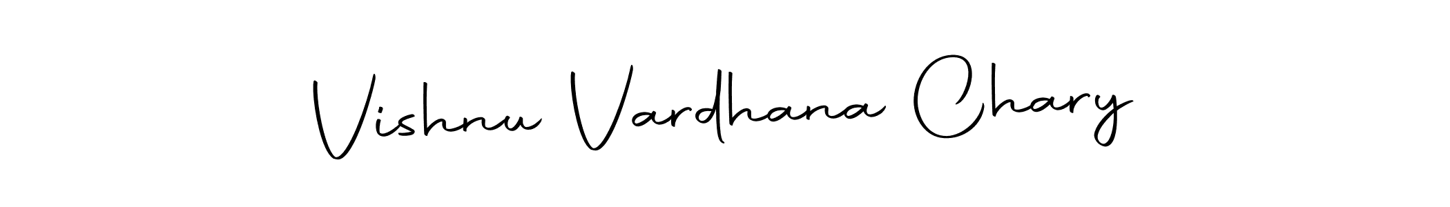 You should practise on your own different ways (Autography-DOLnW) to write your name (Vishnu Vardhana Chary) in signature. don't let someone else do it for you. Vishnu Vardhana Chary signature style 10 images and pictures png