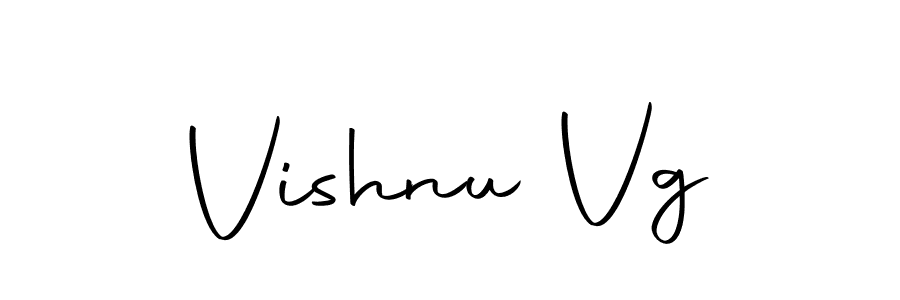 Design your own signature with our free online signature maker. With this signature software, you can create a handwritten (Autography-DOLnW) signature for name Vishnu Vg. Vishnu Vg signature style 10 images and pictures png