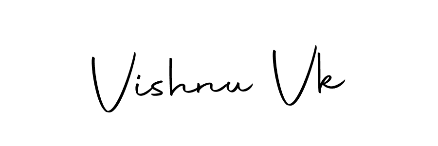 Vishnu Vk stylish signature style. Best Handwritten Sign (Autography-DOLnW) for my name. Handwritten Signature Collection Ideas for my name Vishnu Vk. Vishnu Vk signature style 10 images and pictures png